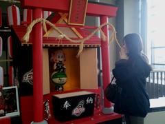 エヴェッサ神社にお参り