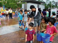 そして、打ち水大作戦決行！