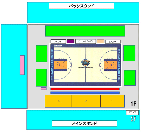 滋賀県立体育館座席図